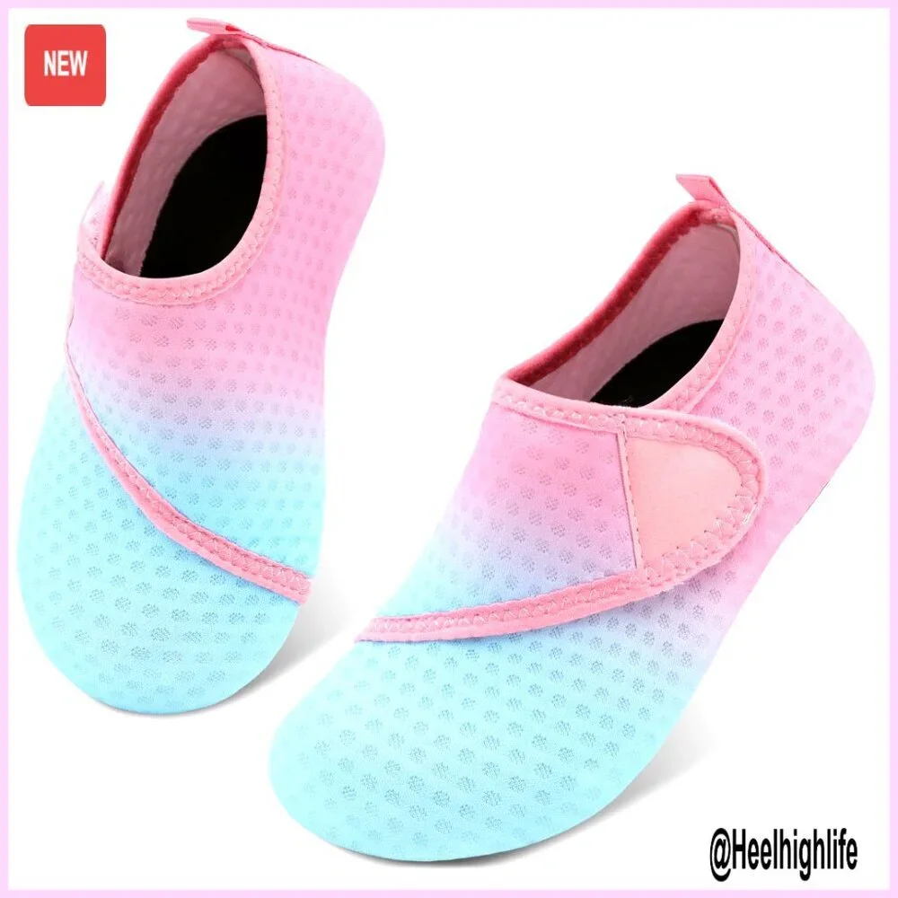 Toddler Water Shoes Quick Dry Barefoot Aqua Socks Non-Slip Swim Beach